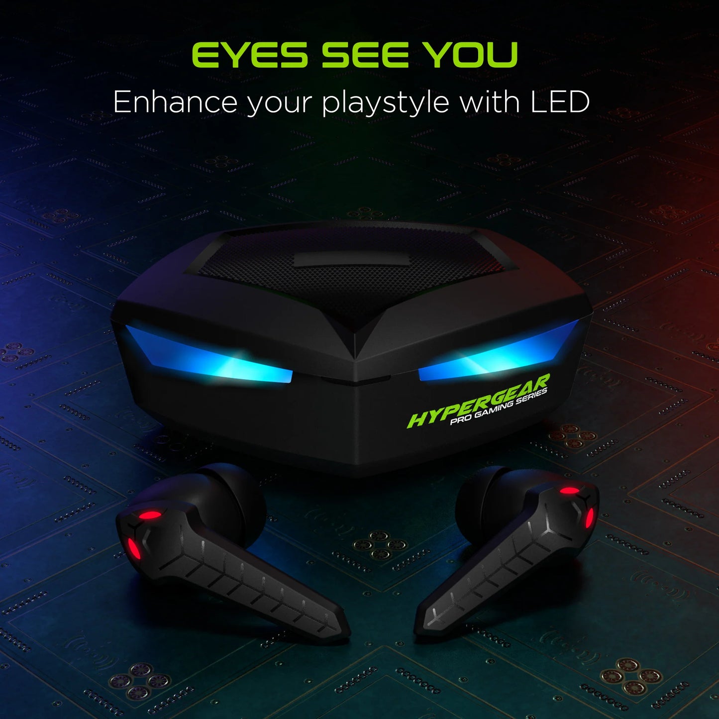 Hypergear Cobrastrike True Wireless Gaming Earbuds with No Lag Audio